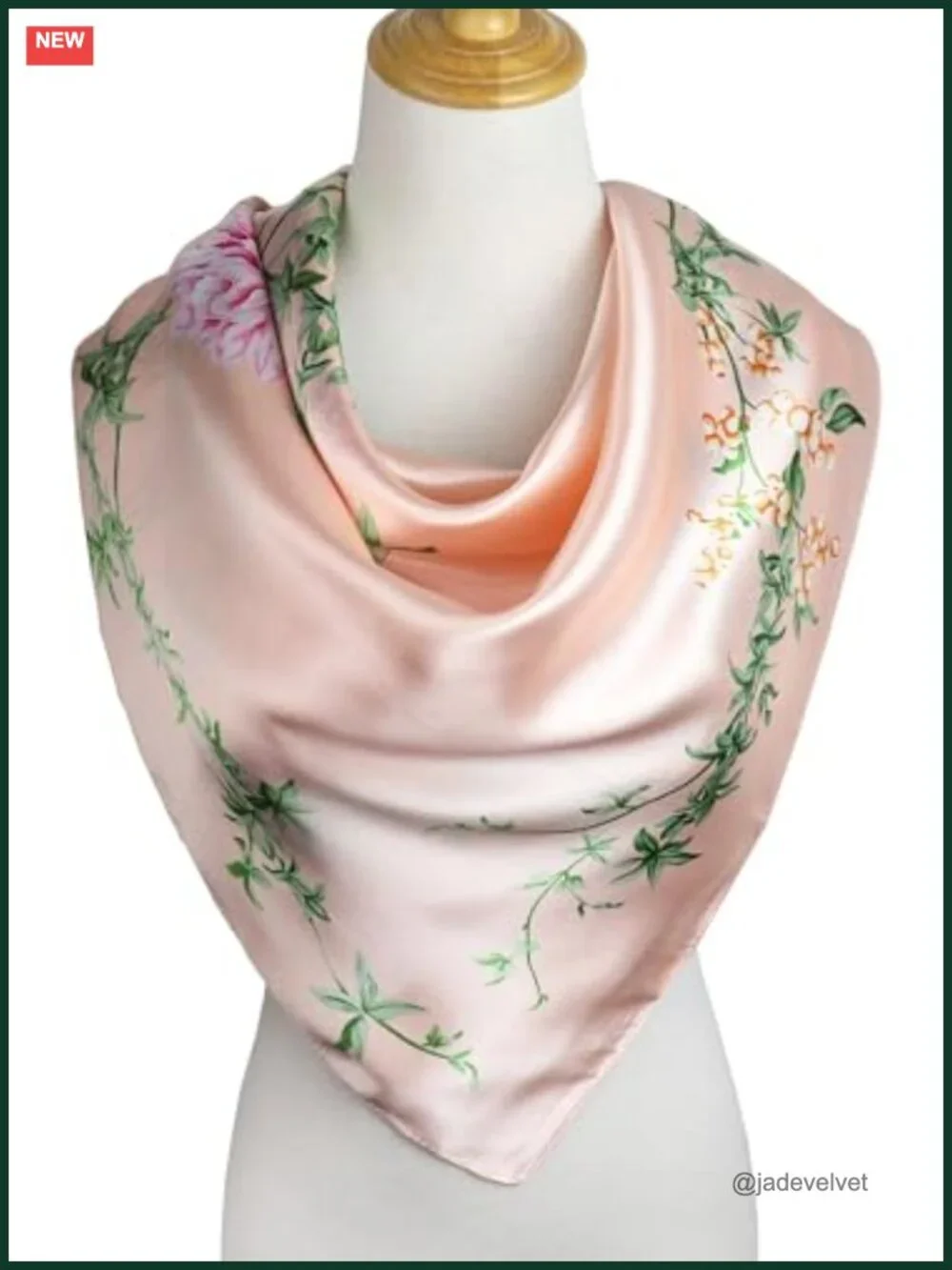 35x35 Satin Head Scarf for Women - Silk Feel, Hair Wrap, Neck Scarf, Square